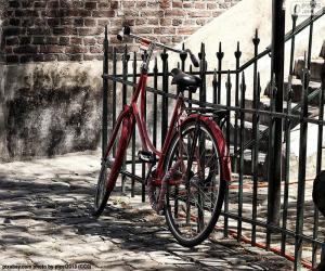 Puzzle Κόκκινο ποδήλατο